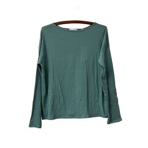 Vince Womens Blue Teal Long Sleeve Lightweight Tshirt Size XSmall NWT